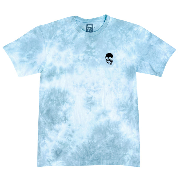 NEW! SKULLPHONE "Keep It Cool" Tie Dye Tee Blue